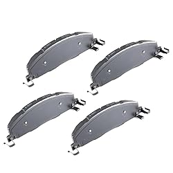 CCIyu D1400 Rear Semi-Metallic Disc Brake Pads Kit