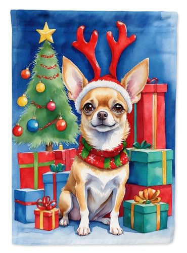 Caroline's Treasures Chihuahua Christmas Reindeer House Flag Large Porch Sleeve…