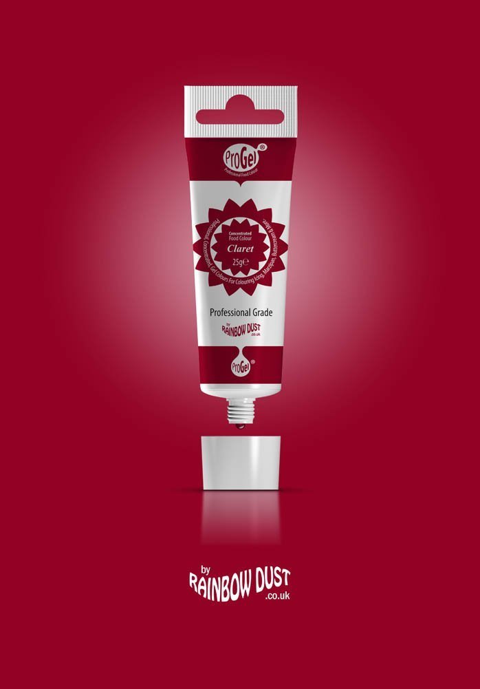 ProGel Concentrated Paste Food Colouring - Claret