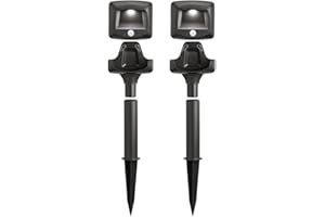 Mr Beams MB572 Wireless Battery-Powered Motion Sensing LED Path Lights, 2-Pack, Brown