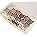 Start 12 Colors Eyeshadow Shimmer Eye Highlight Palette & Cosmetic Brush Makeup Set