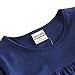 Novatx Long Sleeves Cotton Girls Dress H5802 Navy