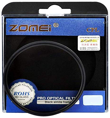 ZOMEI 55mm CPL Circular Polarizing Polarizer Camera Filter AGC Optical Glass for Canon Nikon DSLR Camera Lens