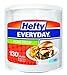 Hefty Everyday Soak-Proof Foam Plates, White, 8.875 Inch, 130 Count