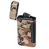 Colibri Firebird Sidewinder Camo Lighter - Tan