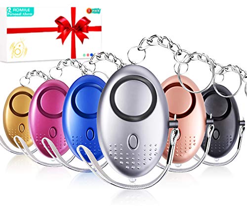 ROMILE Safe Sound Personal Alarm - 6 Pack【Siren