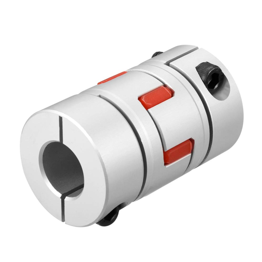 sourcing map Shaft Coupling 18mm to 18mm Bore L66xD40 Flexible Coupler Joint for Servo Stepped Motor