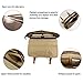 Laptop Messenger Bags 13.5 Inch, Tocode Water Resistant Vintage Canvas Leather Shoulder Crossbody Bag, Durable Computer Bags Business Briefcases Satchel Bag Sling Work Bags for Men and Women, Coffee
