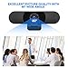 EMEET Webcam C980 Desktop Camera Full HD 1080p PC Camera for Video Calling, Conferencing, Recording, Streaming, 4 Built-in Omnidirectional Microphones, Noise Reduction, Plug and Play w/Webcam Cover