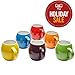 Premium Ceramic Set of 6, Colorful Meal Stoneware (6, Mugs)