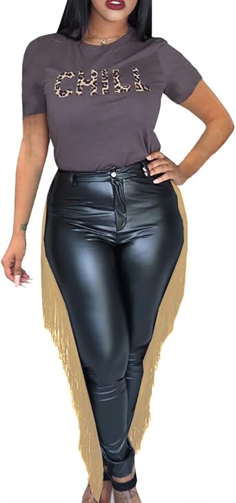 leather tight leggings