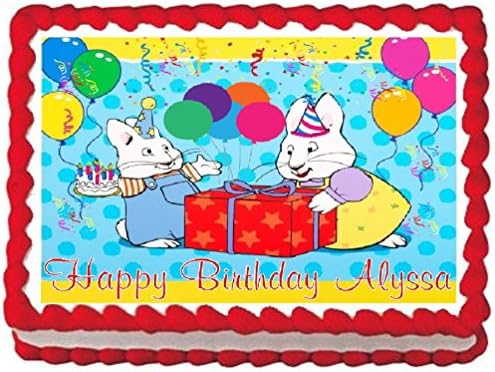Max and Ruby Edible Frosting Sheet Cake Topper - 1/4 Sheet