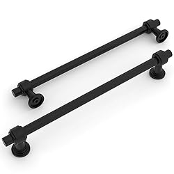 Amerdeco 10 Pack Matte Black Cabinet Pulls 10