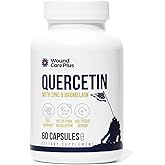 Wound Care Plus Quercetin with Zinc & Bromelain – Powerful Antioxidant Supplement – Supports Immune Function & Healthy Inflammation Response – 60 Capsules – Non-GMO, Gluten-Free