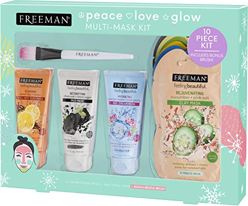 Freeman Peace, Love, Glow 10pc Kit w/Brush