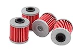 Pack of 4 Oil Filter for Kawasaki KX250 KX250F