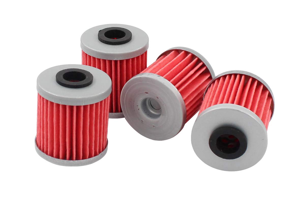 Photo 1 of Pack of 4 Oil Filter for Kawasaki KX250 KX250F KX450F for Suzuki RMX450Z RMZ250 RMZ450 Beta EVO 250 300