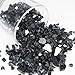CYS EXCEL Black Reflective Fire Pit Glass (10 LBS, Approx. 1 SQ. FT.) | Multiple Color Choices Fireplace Tempered Glass Rock Crystals | Decorative Landscaping Glass Pebble Stones