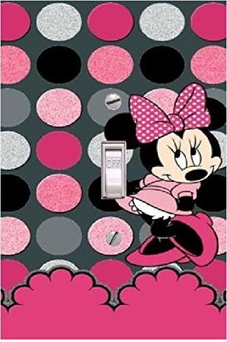 Timeless Invites MINNIE MOUSE POLKA dOT - Light switch Cover- MINNIE POLKA DOT- Switch Plate Cover