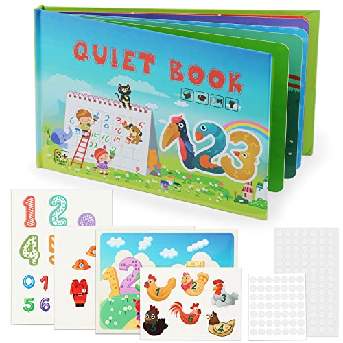 Singking Quiet Books for Toddlers, Interactive Montessori Busy Book for