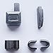 2 Sets Gun Metal #8 Metal Zipper Head Box Sliders Retainer Insertion Pin - Easy Repair Kit (#8)