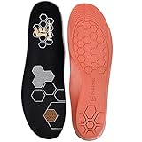 Feetmat Men's Soft Pain Relief Anti-Fatigue Shock Absorption Orthotic Shoe Insoles/inserts，Sizes 8-12