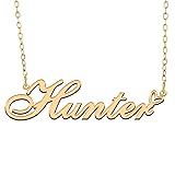 RONKAHSHOW Hunter Custom Name Necklace Customized