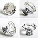 BTSKY 30mm（1.18inch） Clear Glass Crystal Cabinet Knobs Diamond Shape Pull Handle For Drawer Cupboard and Dresser, Come with 3 kinds of Screws (8 PCS)