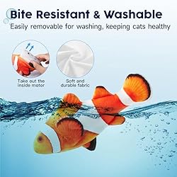 Potaroma Cat Toys Floppy Fish Upgraded, Remote