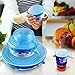 BeRicham 12 Pack Reusable Durable and Expandable Silicone Stretch Lids to Keep Food Fresh Perfect for All Kinds of Food Storage Container, Dishwasher Refrigerator and Microwave Safe, 6 Size