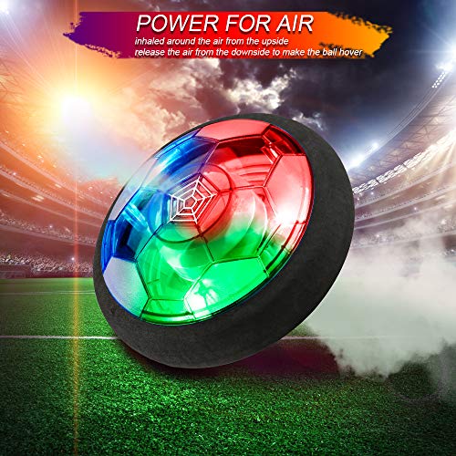 Verkstar Kids Toys Rechargeable Air Power Soccer Ball, Kids Disk Hover Ball Equipped, Time Killer for Boys/Girls Sports Toys Foam Bumpers for Indoor Outdoor Activities