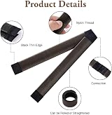 URAQT Hair Bun Shaper 2Pcs Donut Bun Maker French Twist Fold Wrap Band view 2