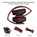 Bluetooth Headphones Over Ear, Rydohi Foldable Wireless and Wired Stereo Headset with Built-in Mic, Micro SD/TF, FM Radio, Soft Earmuffs & Light Weight for Cell Phone PC TV Travel (Black-Red)thumb 2