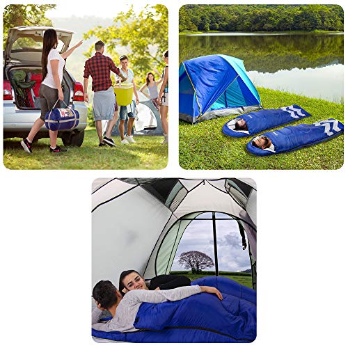 image for Ebung Sleeping Bag for Cold Weather - Envelope Portable Ideal for Wint