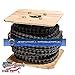 Jeremywell 25 Roller Chain 50 Feet with 5 Connecting Links for Go Karts, Mini Bikes, Scooters, ATV, MTV, Dirt Bike and Other Industrial Machinery