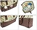 SoHo Canvas Diaper Tote Bag 7pc, Brown Monkies