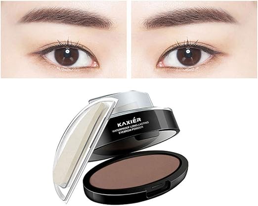 Amazon Co Jp Klcclmki アイブロウ スタンプ 眉 眉毛 そのまま 押すだけ 眉毛 化粧用品 メイクアップ美容ツール 長持ち ライトブラウン ホーム キッチン