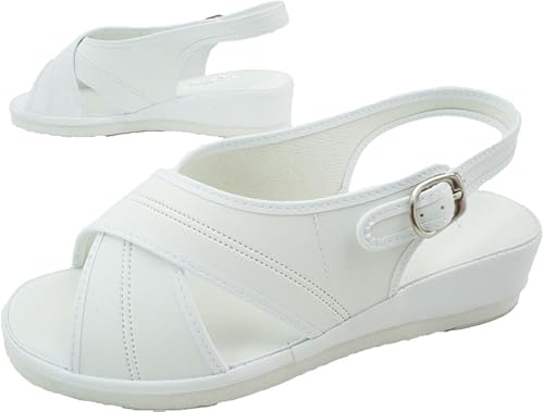 Amazon ピュアウォーカー Basic Pw7602 ナースシューズ オフィスサンダル レディース ファッションサンダル