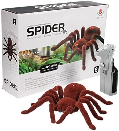 SICA Cute Sunlight 11 2CH Realistic RC Spider Remote Control Scary Toy Prank Gift Model Halloween Prop"