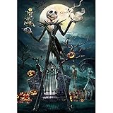 Happy Halloween - Full Drill Skull Ghost Pumpkin - 5D DIY Diamond Painting by Number Kits Franterd Embroidery Rhinestone Pasted Cross Stitch Handcraft Arts Craft Home Decor ...