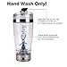 SSAWcasa Protein Shaker Bottle,USB Rechargeable 16oz/450ml Vortex Mixer,High-torque Tornado Shaker Cup,Electric Portable Stirring Blender Mixer for Powder Shake,BPA-Free Automatic Stirrer for Baby Men