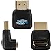 Twisted Veins HDMI 270 Degree, 3-Pack, Right Angle Adapters/Connectors, Supports HDMI 2.0b 4K 60hz HDR