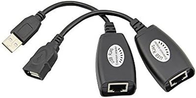 YOUmeSKY USB Extender Over Ethernet RJ45 Adapter Cat5 Cat6 LAN Cable Extender