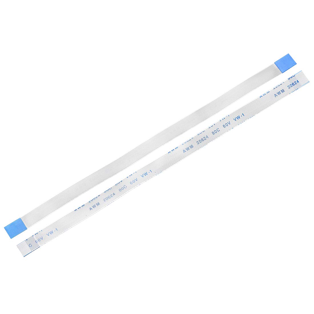 sourcing map Flexible Flat Cable, 12 Pins 0.5mm Pitch 150mm FPC FFC Flexible Ribbon Cable for LCD TV Car Audio DVD Player Laptop 20Pcs (A Type)