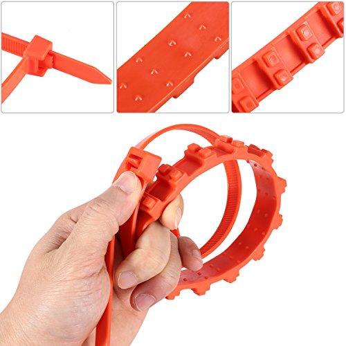 image for Emergency Tire Chains Set WINOMO 5Pcs Tyre Chains Car Anti-skid Chain 