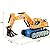 CHAKMEE Electric Vivid Excavator Toy for Kid Birthday Gift