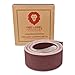 Red Label Abrasives 2 X 72 Inch Flexible Aluminum Oxide Multipurpose Sanding Belts for Woodworking, Leather, Rubber, Plastic, & Light Metal Working - 60, 80, 120, 220, 320, 400 Grit 6 Pack Assortment