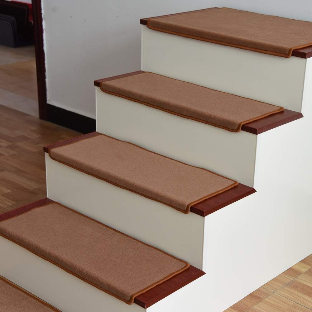 Stair Treads Collection,Indoor Skid Slip Resistant Stair Tread Mat