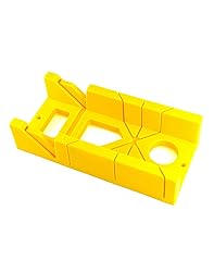 QWORK 12-Inch High Impact Plastic Miter Box with