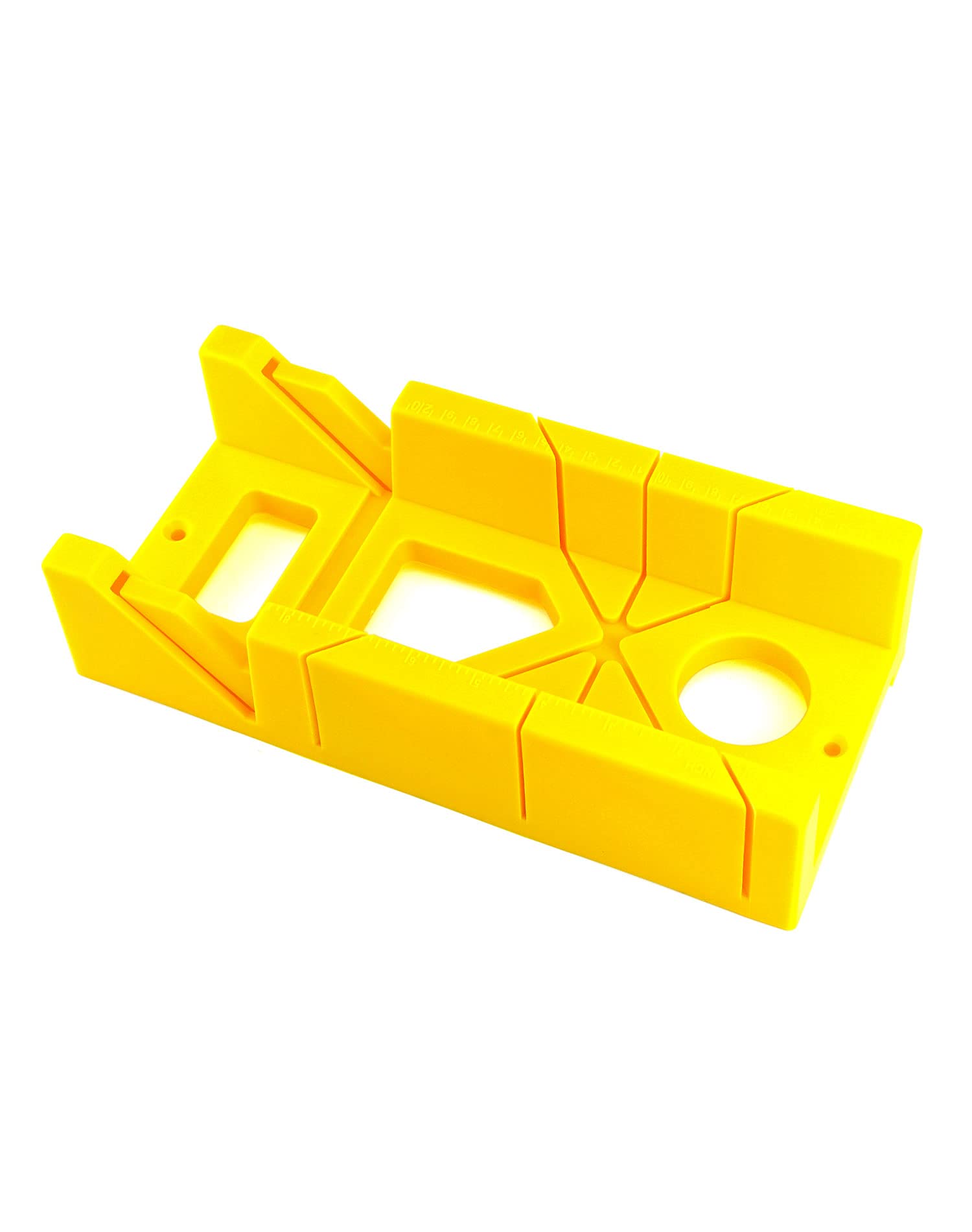 QWORK 12-Inch High Impact Plastic Miter Box with